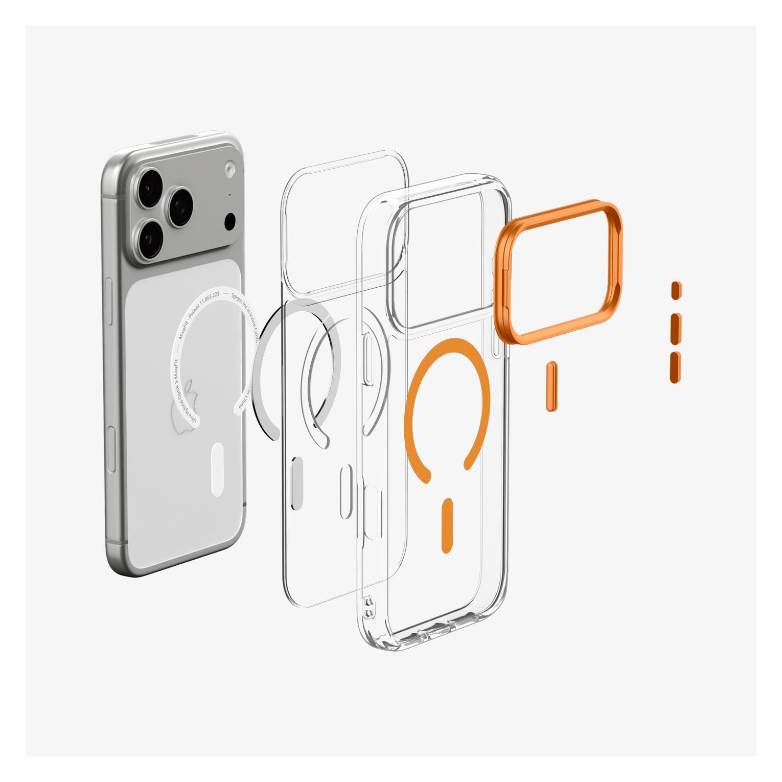 Spigen Ultra Hybrid Optik S MagSafe (Apple iPhone 17 Pro, Apple iPhone 18 Pro) (8800337250510-ACS11923)