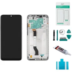 Kaputt.de Xiaomi Redmi Note 8 Display (mit Rahmen) weiss - Set (Display, Xiaomi Redmi Note 8), Mobilgerät Ersatzteile, Weiss