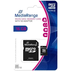 MediaRange MR958 Speicherkarte 16 GB MicroSDHC Klasse 10