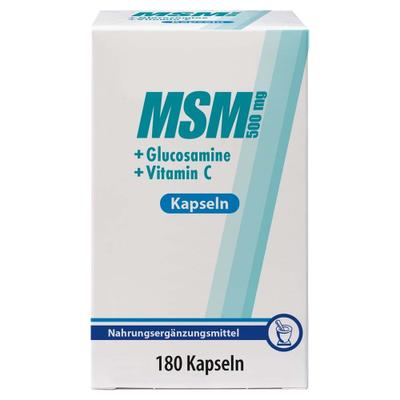 MSM 500 mg+Glucosamine Kapseln 180 St