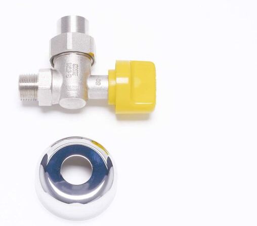Bosch Nr. Gashahn 7738112220 R 1/2, Eckform mit Rosette, für Erd- und Flüssiggas