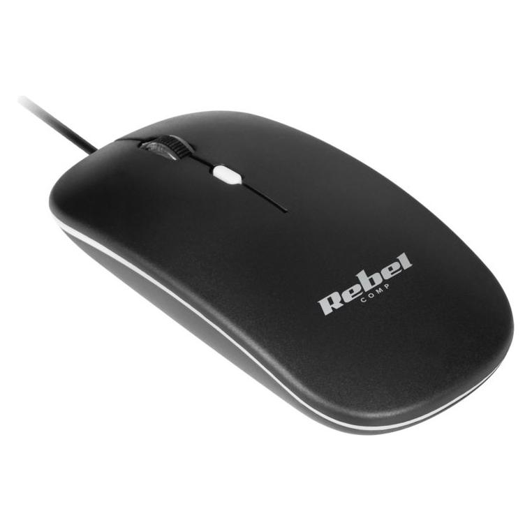Rebel Mysz Mysz WDM210 Czarna (KOM1023-B)