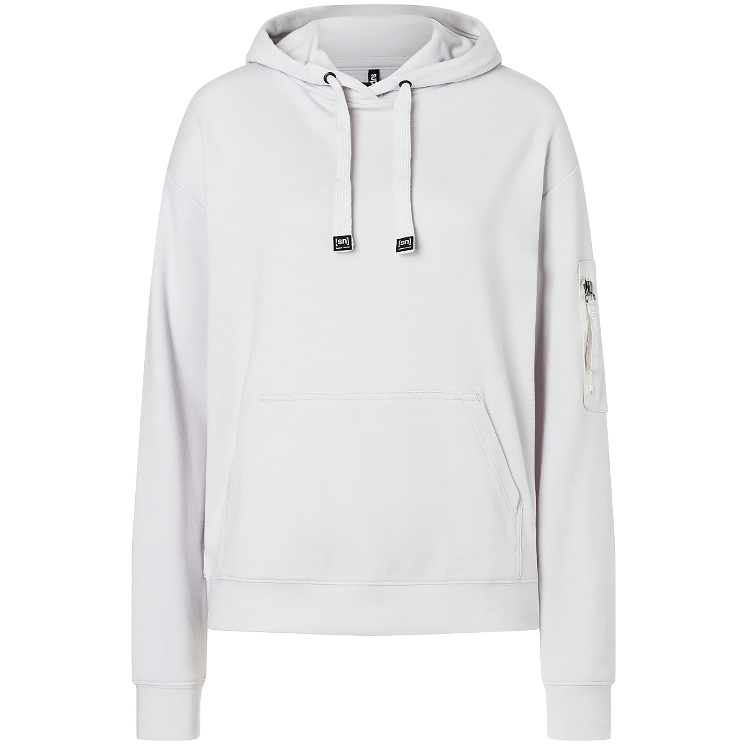 Super.Natural Favourite Pocket Damen Hoodies weiss Größe S Trekking Hautfreundlich Merinowolle