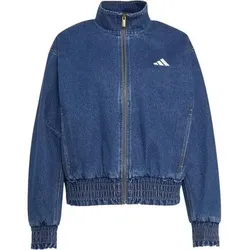 ADIDAS Damen Jacke STADIUM JEANS, Größe L in Blau Blau