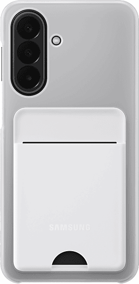 Funda móvil - Samsung, Para Galaxy A27, con Tarjetero, Trasera, TPU, Gris