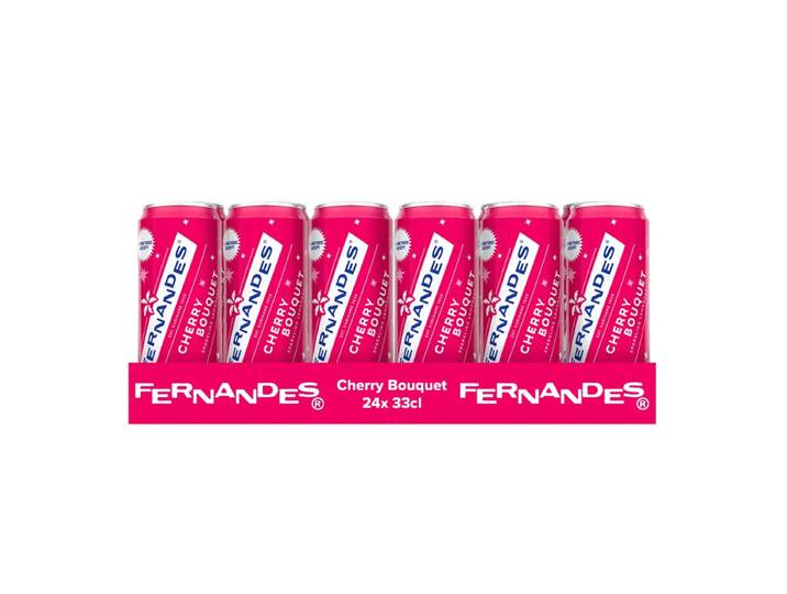 Fernandes Cherry Bouquet bruisende frisdrank - 24 x 330 ml
