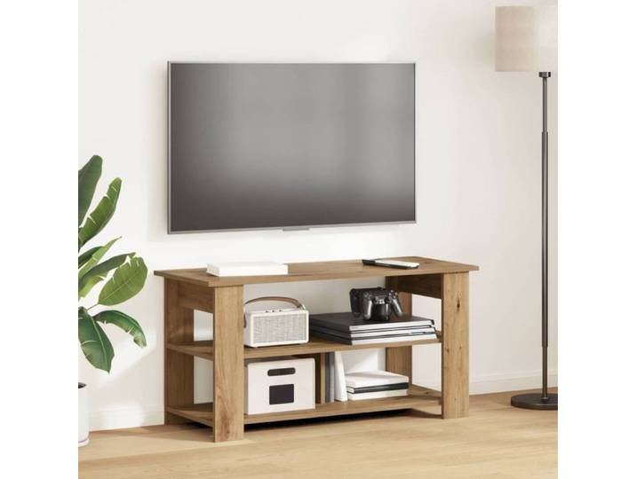 Meuble tv - meuble hi-fi Vidaxl Support de télévision Chêne artisanal 100 x 40 x 50 cm