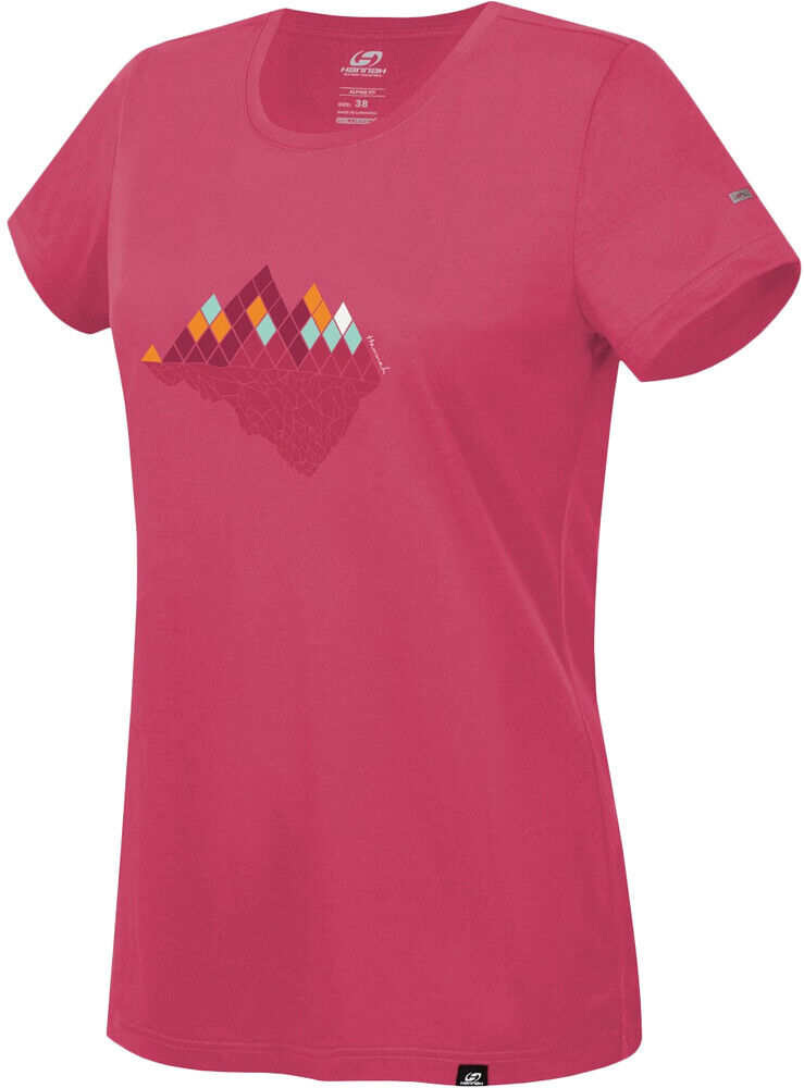 Hannah corey ii camiseta montaña manga corta mujer Rosa (L)