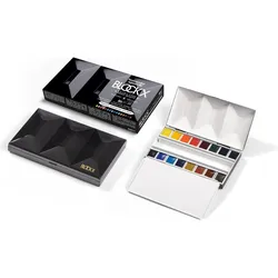 BlockX, Künstlerfarbe + Bastelfarbe, Schmuck-Aquarellkasten