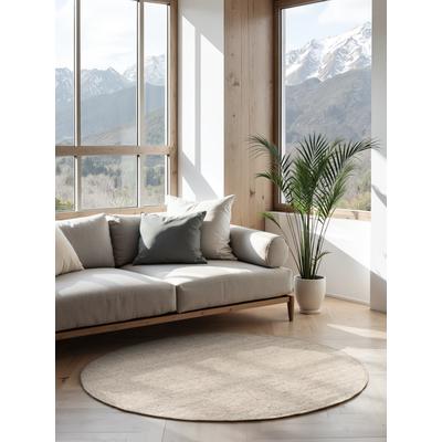 Teppich HANSE HOME "Jaipur Juteteppich, als Läufer und in Rund", beige (weiß), H:10mm Ø:200cm, Jute, Teppiche, Teppich, 100% Naturfaser, Wohnzimmer, Esszimmer, Schlafzimmer, GRS