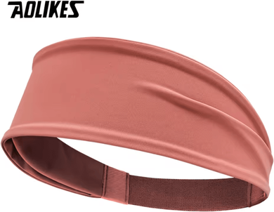 Inspire Curations AOLIKES Sports Headband Non Slip Moisture Wicking Sweatband For Running, Gym, Cycling & Yoga red