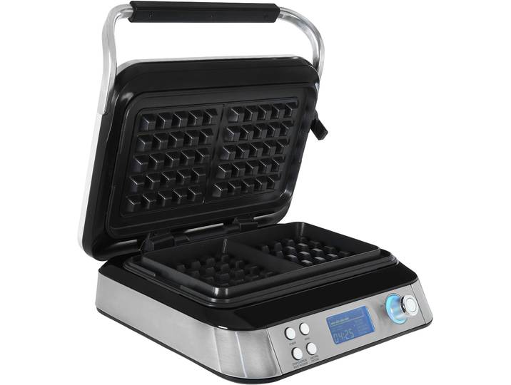 GUTFELS Waffeleisen WAFFLE 5010 , schwarz (schwarz, inox), B:32cm H:16cm T:28cm, Waffeleisen, Waffeleisen