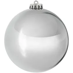 Christbaumkugel Big in Silberfarben