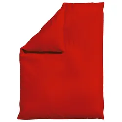 Bettdeckenbezug Woven Satin Dunkelrot ca. 155x220cm