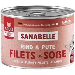 Sanabelle Rind & Pute mit Süßkartoffeln 6x180 g