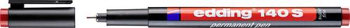 Edding Folienstift 140 S permanent pen super fine 4-140002 Rot
