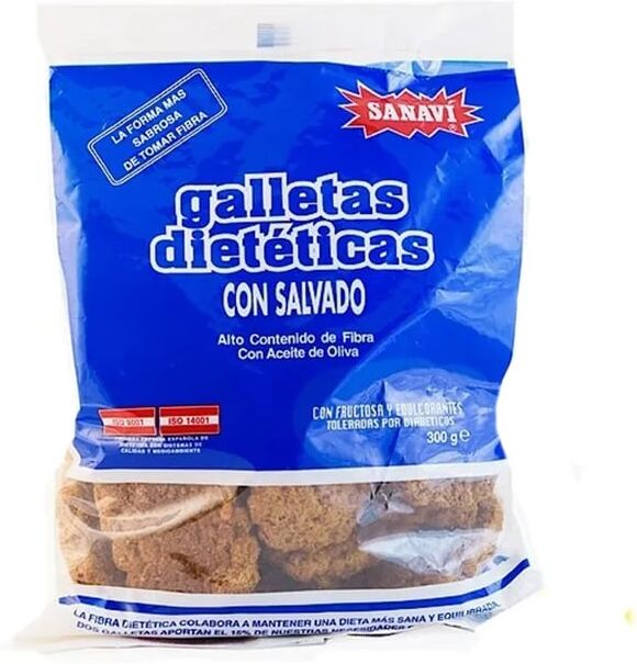 Sanavi Biscoitos com Farelo 300g