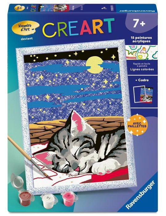 Ravensburger CreArt Kids Chat Reve Kleurplaten set, 18 x 24 cm