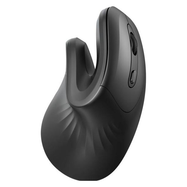 Nilox Vertical Wireless Mouse Black (Kabellos) (NXMOEV02)
