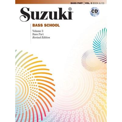 Suzuki Bass School Bass Part & CD, Volume 3 (Revised) -