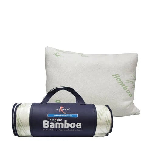 Lucovitaal bamboe kussen kingsize voor volwassenen