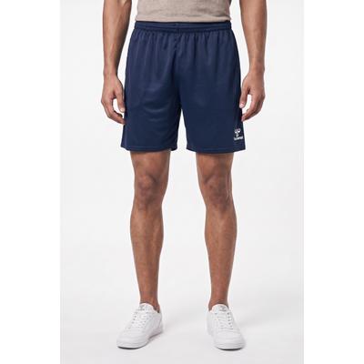 Shorts HUMMEL, Herren, Gr. S, N-Gr, blau (marine), Obermaterial: 100% Polyester, Hosen Shorts, kurze Hose, schnell trocknend