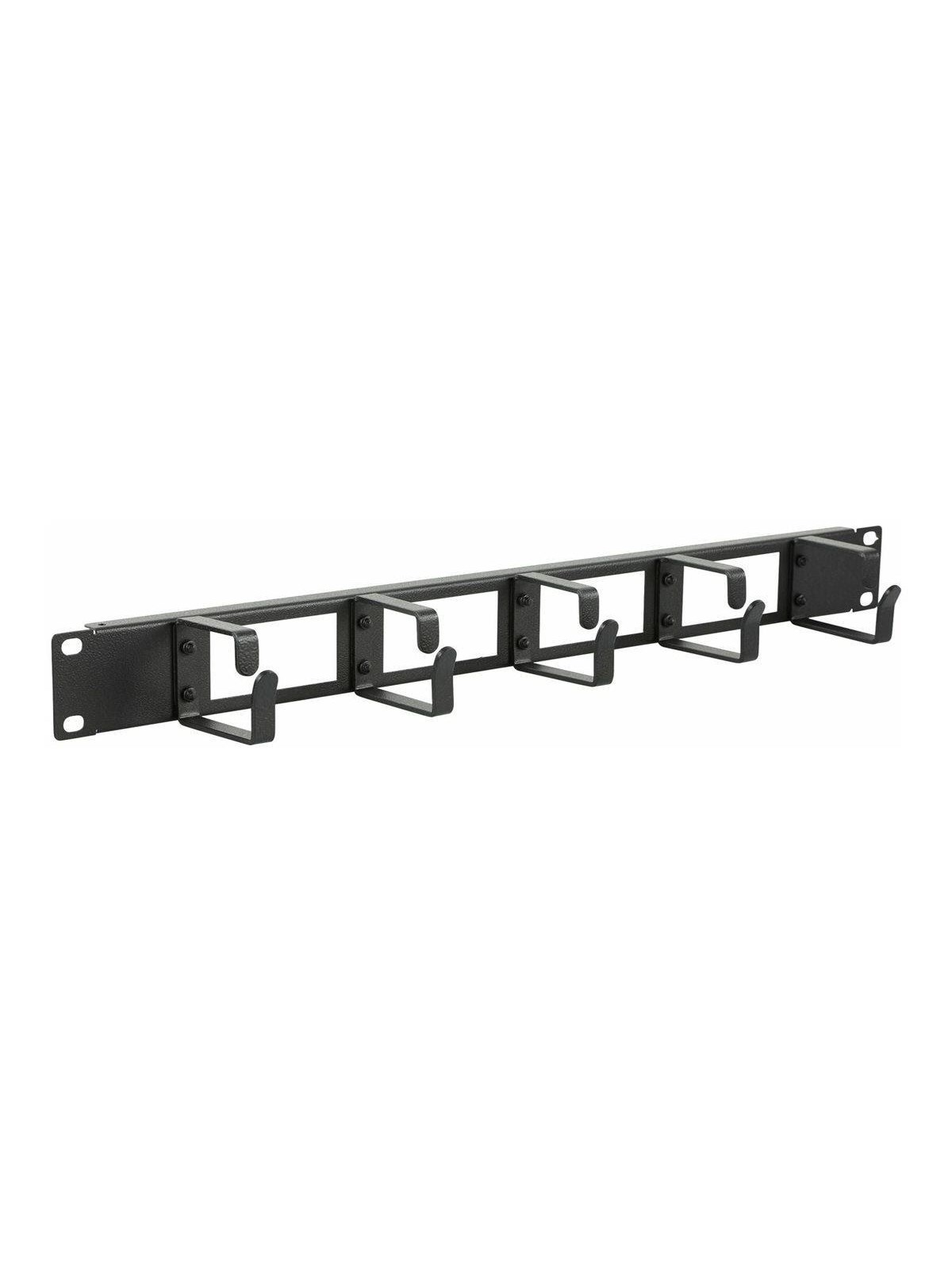 Lanview by Logon - rack cable organiser - with cable entry holes - 1U