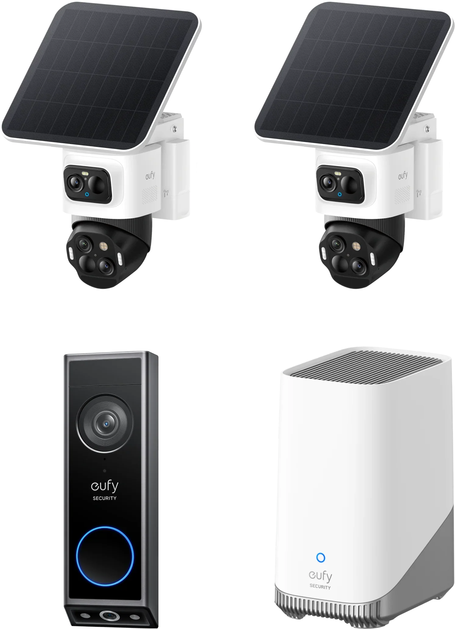 eufyCam S4 2-Kamera-Set + HomeBase™ 3 & Türklingel E340