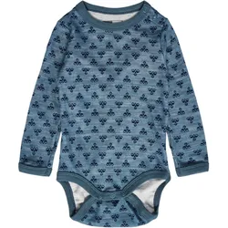 hummel hmlBAMBO langarm Baby-Strampler 7007 - stormy weather 56