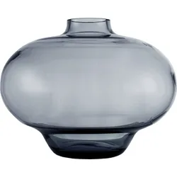 Kappa Vase 22,5 cm blau aus Glas