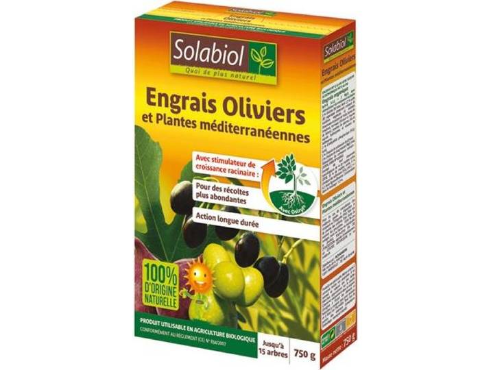 Engrais Olivier Figuier 750g - Solabiol