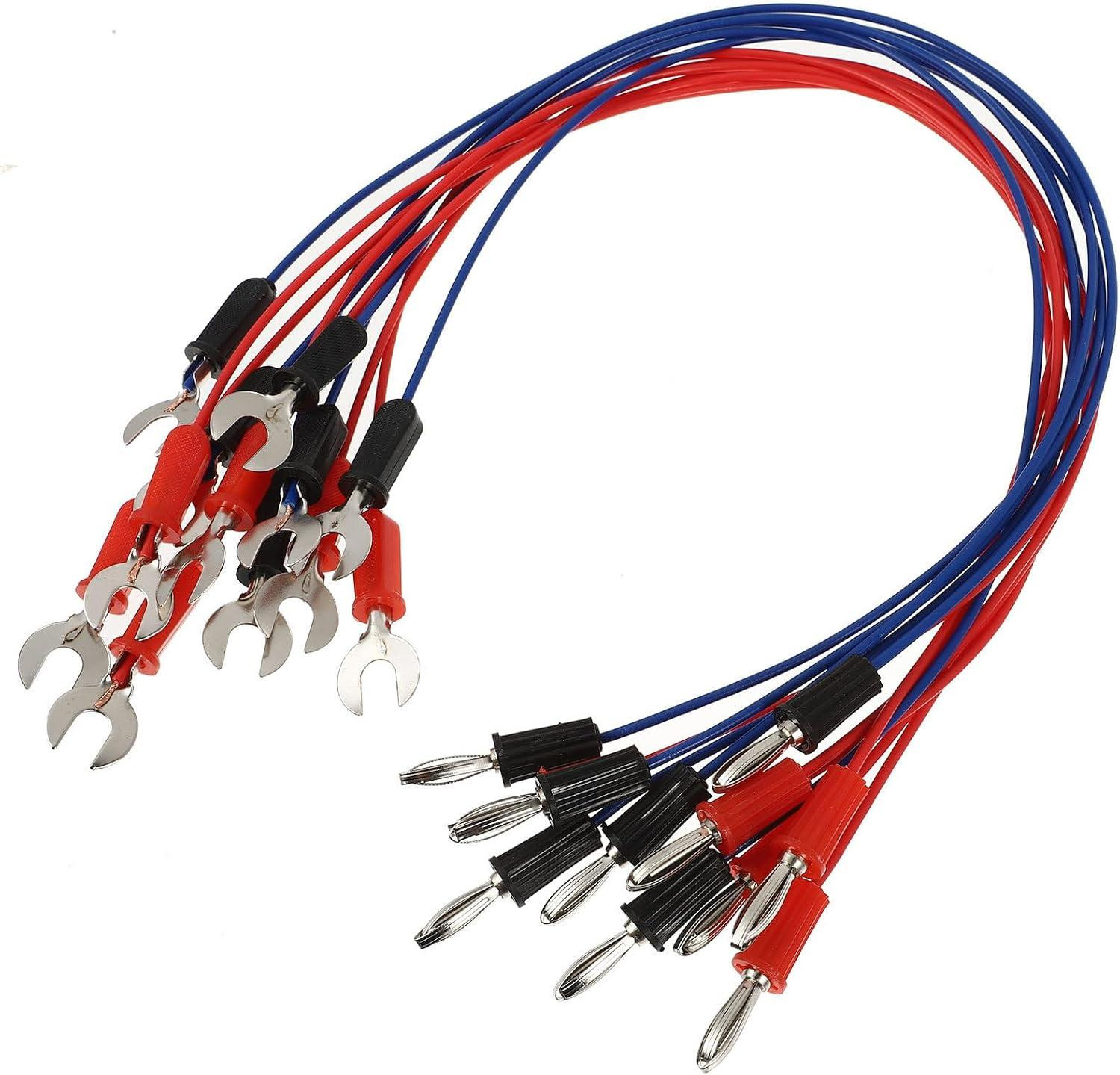 SURIGHT Geïsoleerde koperdraad, 12 stuks, 40 cm voor natuurkunde en elektriciteitsexperimenten