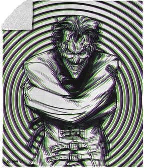 Warner Bros. DC Laughing Man Silk Touch Sherpa Throw Blanket 50x60 Inches by THE NORTHWEST GROUP in Laughing Man (Size OS)