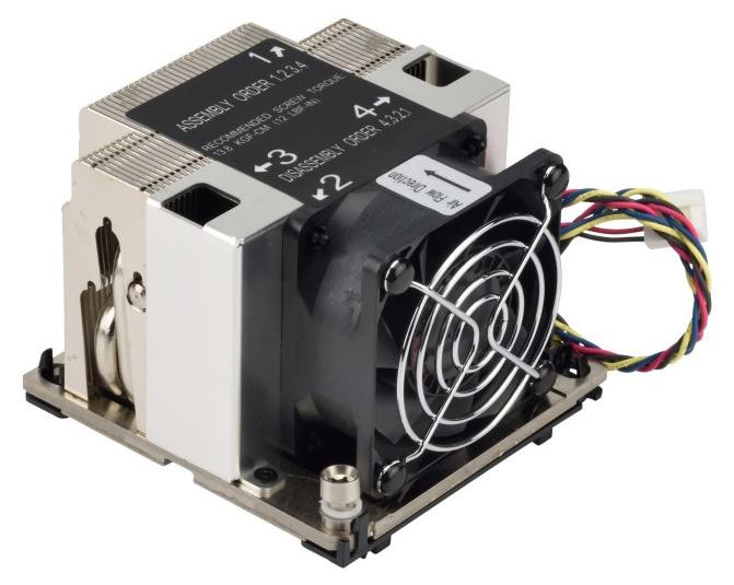 Supermicro SNK-P0068AP4 Processor Air Cooler, 6 cm, Zwart, Nikkel