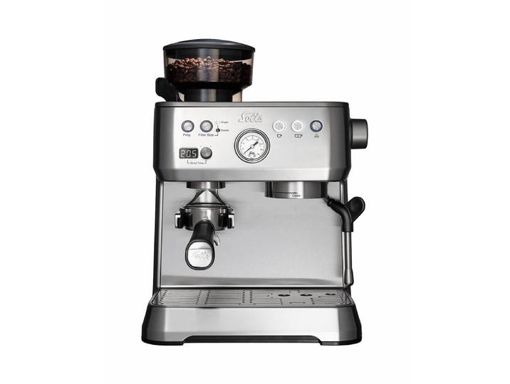 Solis Grind & Infuse Perfetta Kaffeemaschine Silber