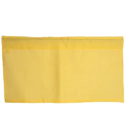 SCHEIBENGARDINE reines Leinen zitronen-gelb 85/45 cm