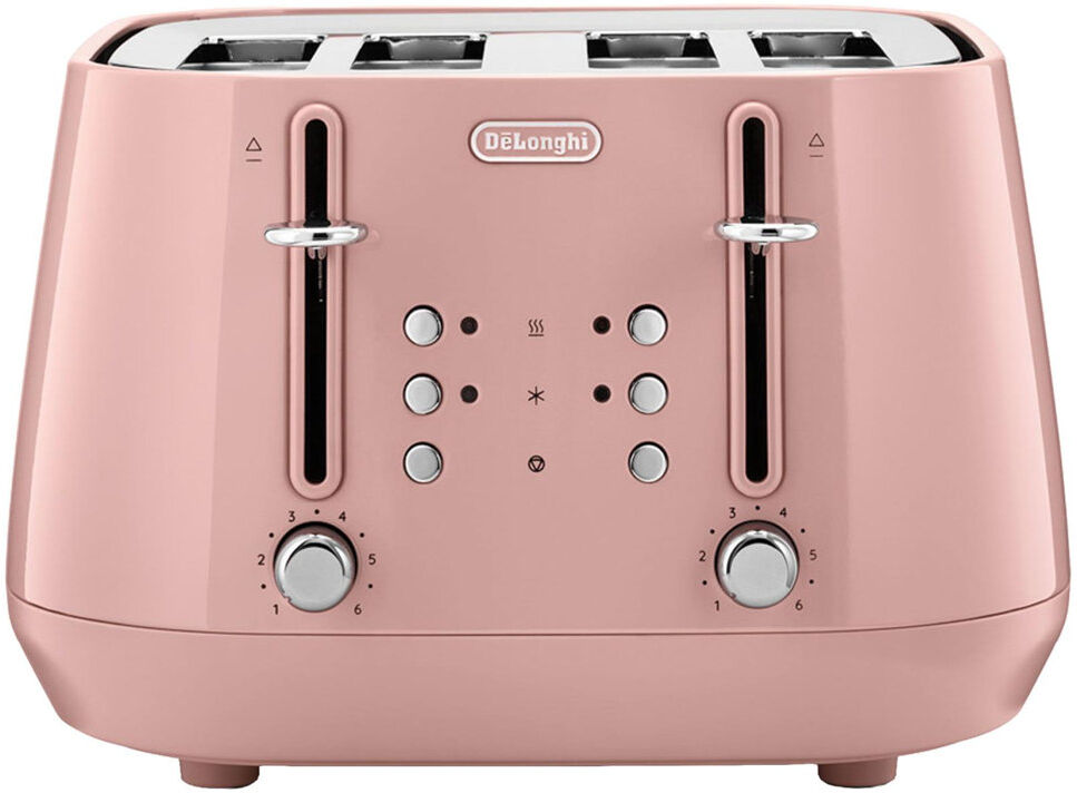 DeLonghi Eclettica 4 Slot Toaster Pink 4