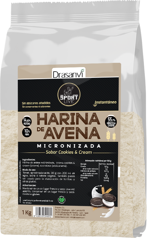 Drasanvi Oatmeal Cookies & Cream Sport live 1 kg
