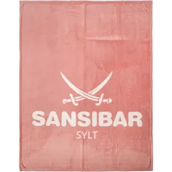 Decke SANSIBAR pink (BL 140x180 cm) - BL 140x180 cm
