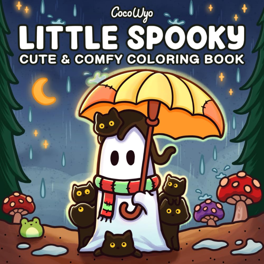 Coco Wyo - Little Spooky: Coloring Book for Adults and Teens Featuring Cute Creepy Creatures in Cozy Hygge Moments for Relaxation (Cozy Spaces Coloring) - Preis vom 11.10.2026 03:10:56 h