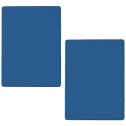 Benetton - 2er-Set Spannbettlaken 160x200cm + 30cm für ein 1,60m Bett in Rainbow Blue.