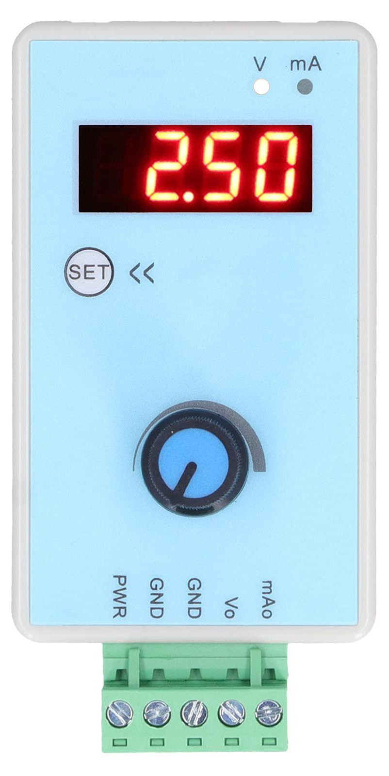 Dripio Signaalgenerator 0-10 V / 2-10 V, 0-20 mA / 4-20 mA - Zwart
