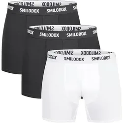 SMILODOX Boxershorts 3er Pack Larry, Größe S in Bunt Bunt