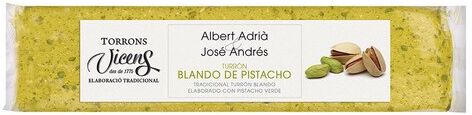 Vicens Turrón blando de pistacho Albert Adrià &amp; José Andrés .