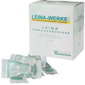 Leina-Werke Verbandpäckchen DIN 13151 K, steril, 8 x 6cm, 25 Stück
