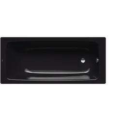 Kaldewei CAYONO Badewanne, schwarz, Perl-Effekt, 1800x800 mm, rechteckig