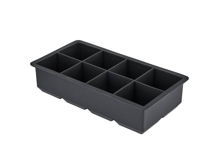 Eiswürfelbereiter XXL 12 x 5 x 22cm Schwarz/Schwarz