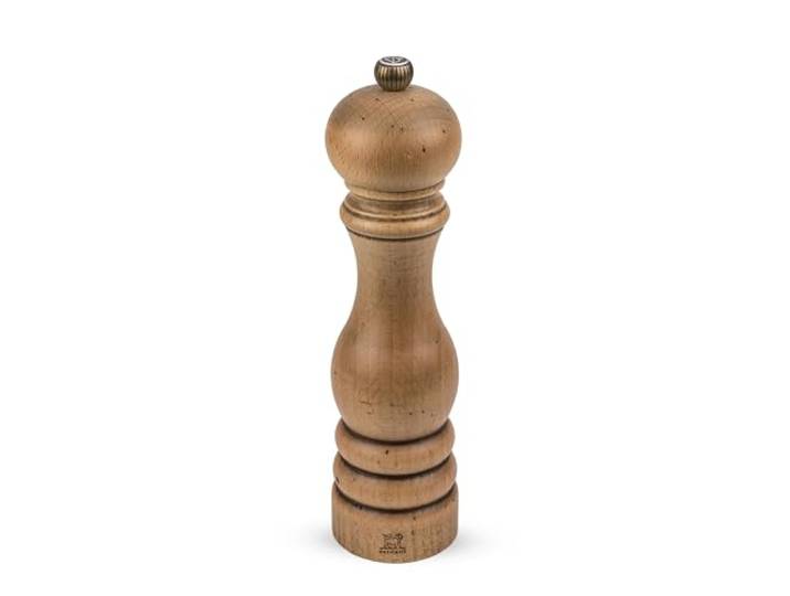 PEUGEOT - Salzmühle Paris 18 cm - Klassische Einstellung - Antique Innovation: Puderfeines Salz dank Zirlion-Mahlwerk - PEFC-zertifiziertes Holz