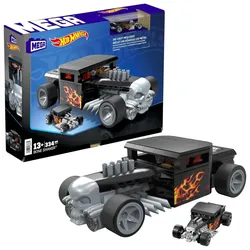 Mattel HRY17 - Hot Wheels - MEGA - Bone Shaker Bausatz im Maßstab 1:24, 334 Teile