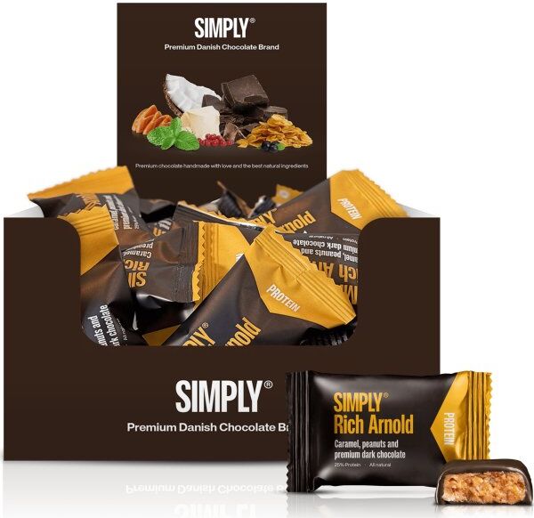 Simply Protein Bites Rich Arnold Box, 75 Stk